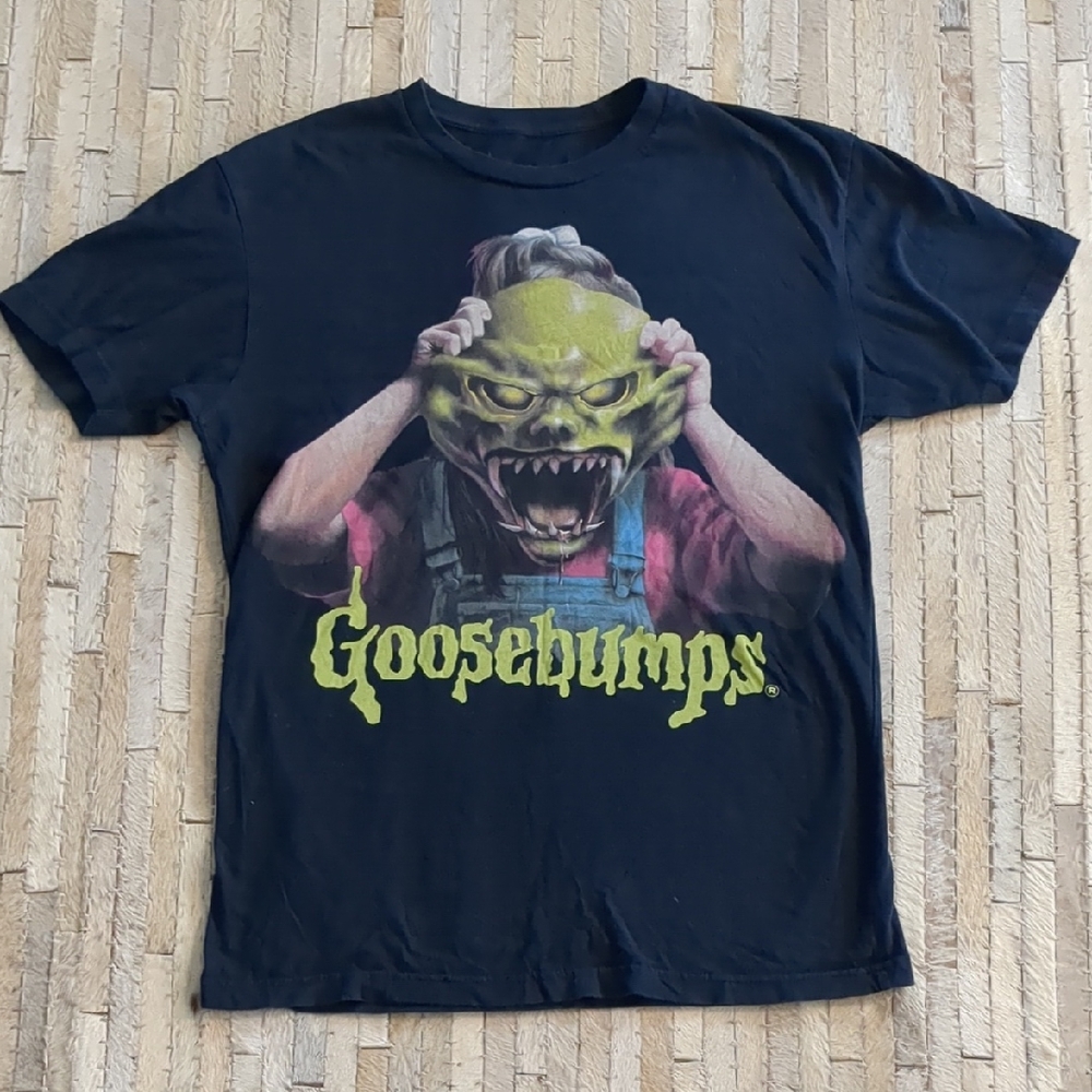 Goosebumps The Haunted Mask Official Merchandise Black‎ T-shirt